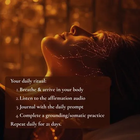Nervous System Reset daily ritual page